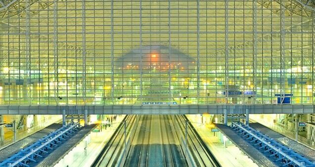 Korean train station