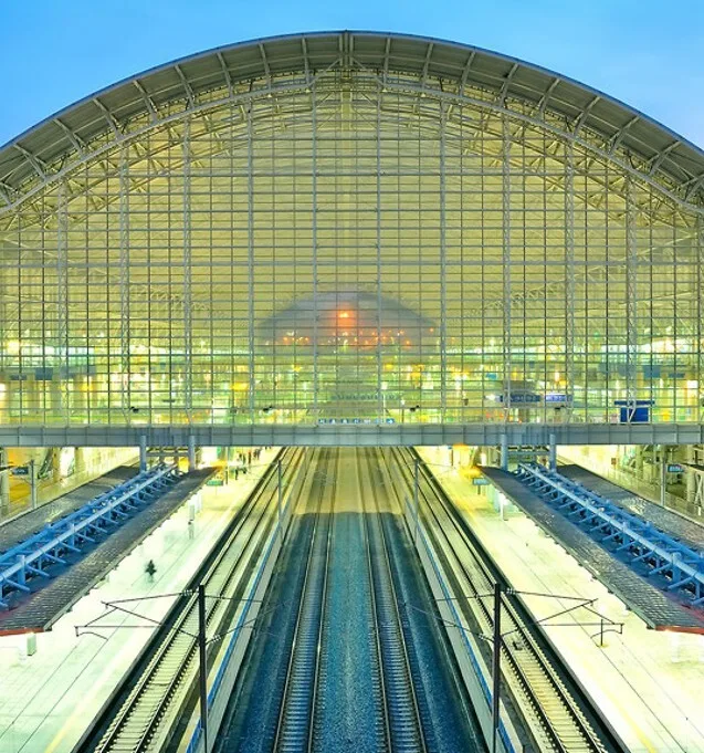 Korean train station