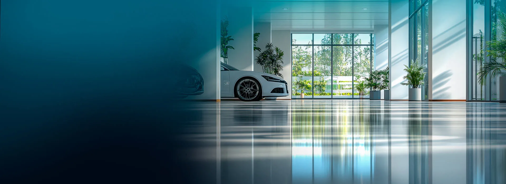 Professional cleaning equipment for showrooms