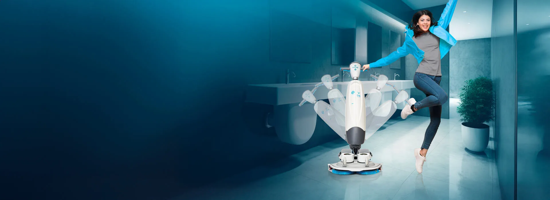 i mop xl basic commercial scrubber dryer