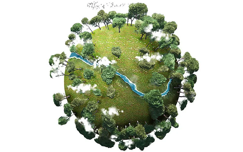 Greener transparant